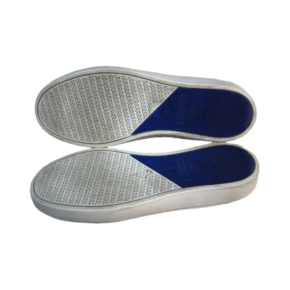 Rothy's Women SlipOn Sneakers Smart Casual Quiet Luxury Athleisure Navy Size 6.5